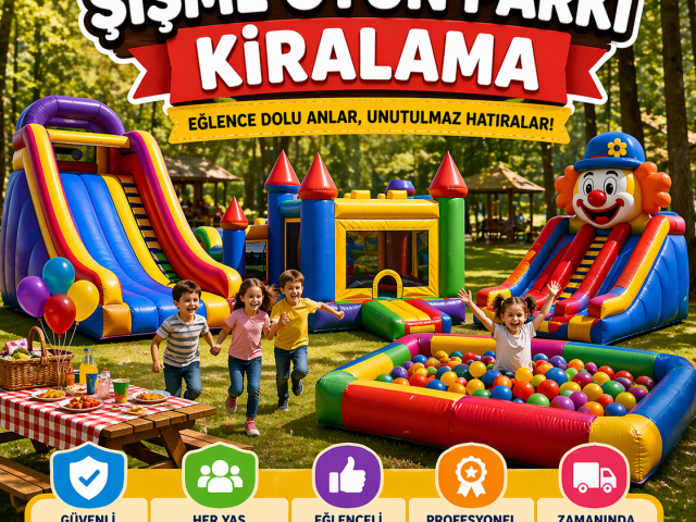 Sarıyer Şişme Oyun Parkı Kiralama